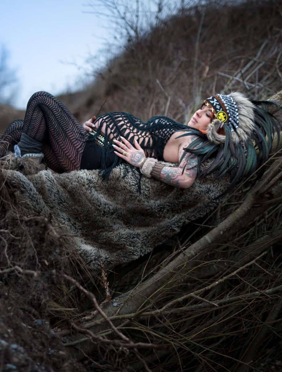 Shooting grossesse alternatif sauvage