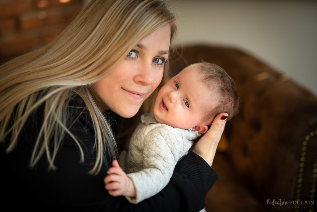 Maman bebe portrait - Valentine Poulain