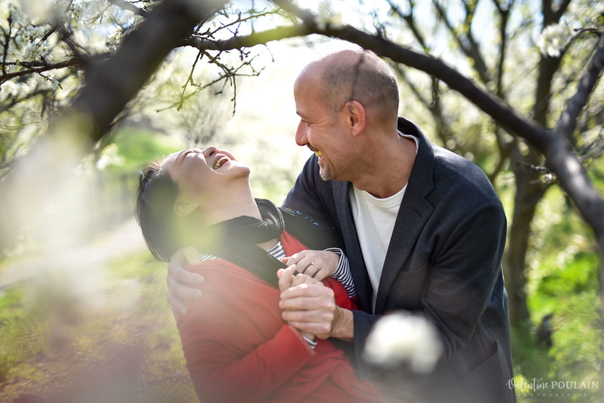 Shooting Couple Kyoto - Valentine Poulain fou rire