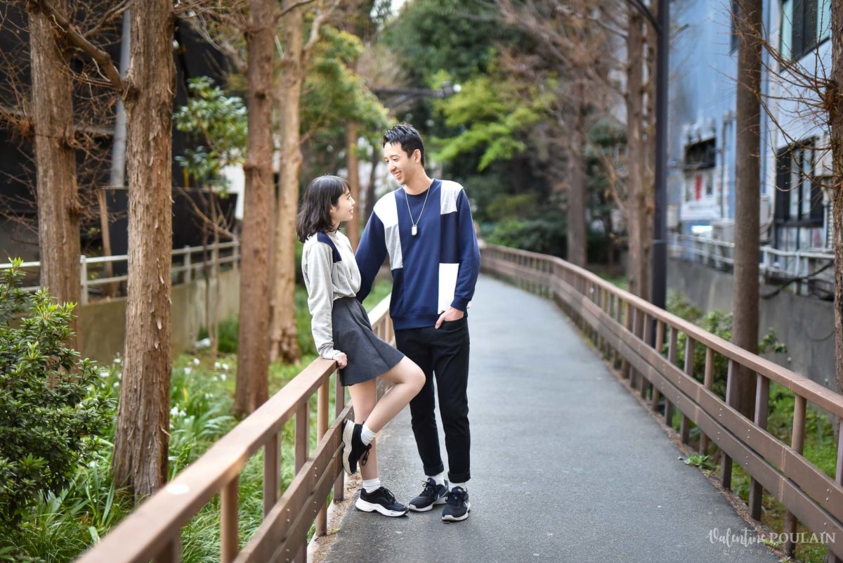 Shooting couple Japon Tokyo - Valentine Poulain chemin