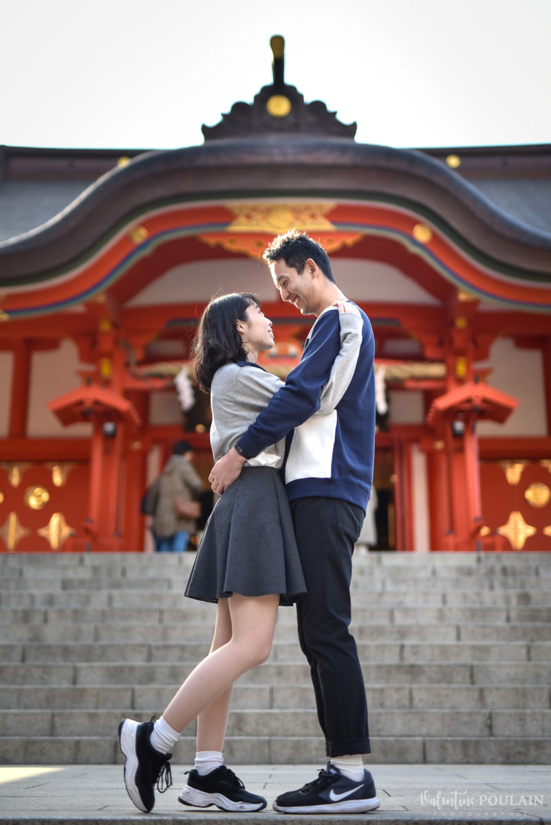 Shooting couple Japon Tokyo - Valentine Poulain temple