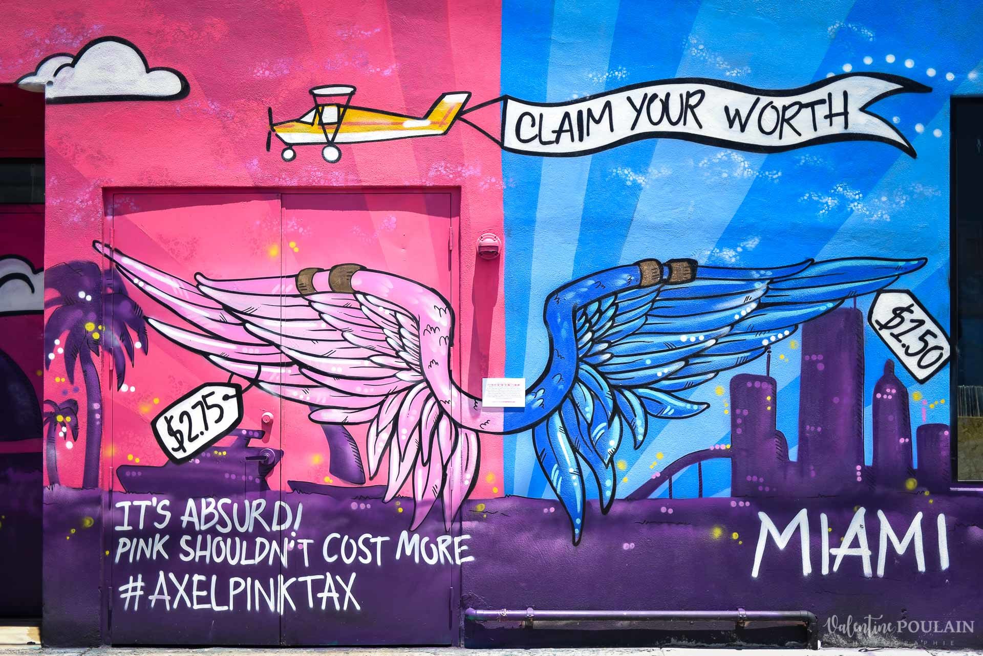 Couple Miami Wynwood - Valentine Poulain graffiti
