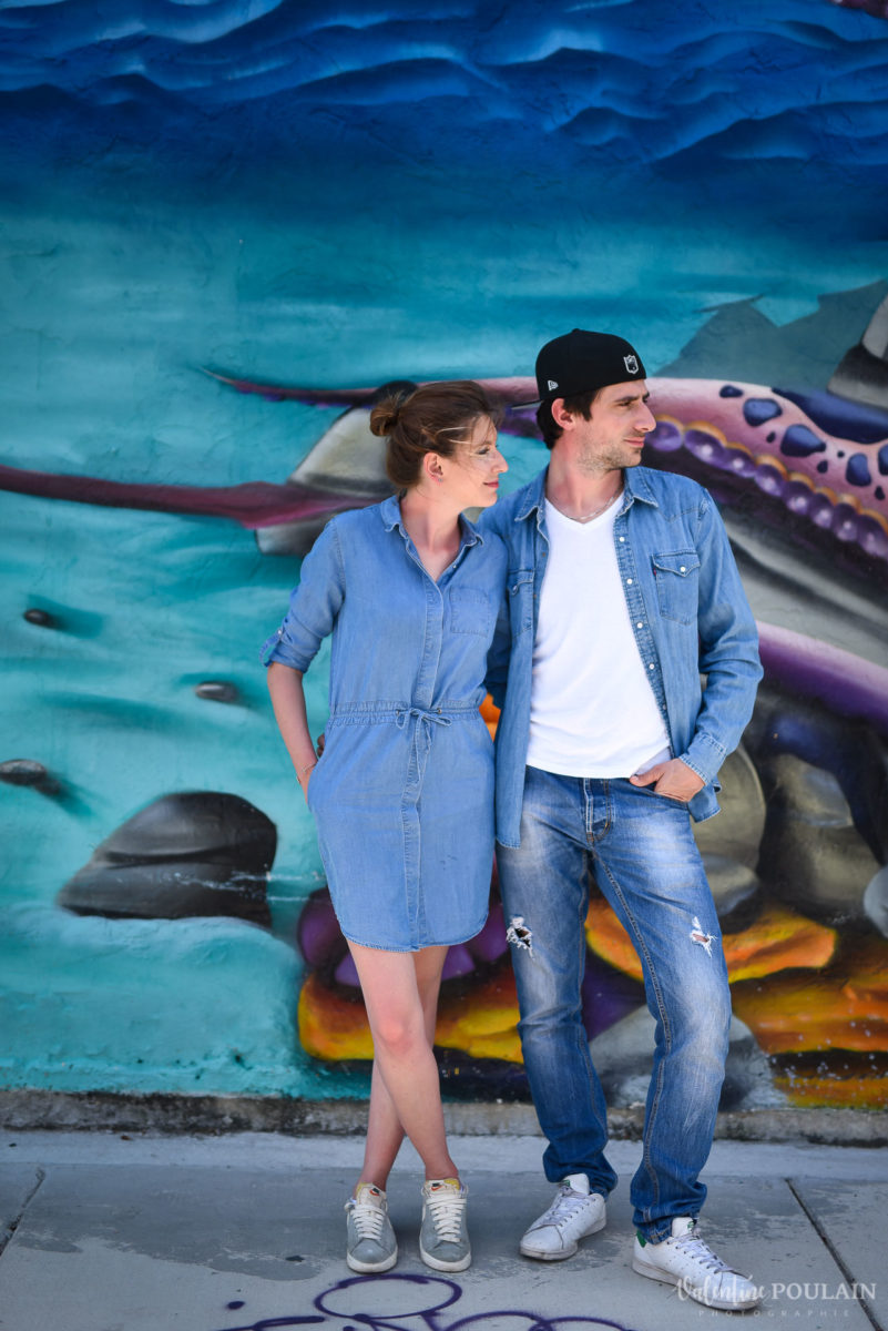 Couple Miami Wynwood - Valentine Poulain regard