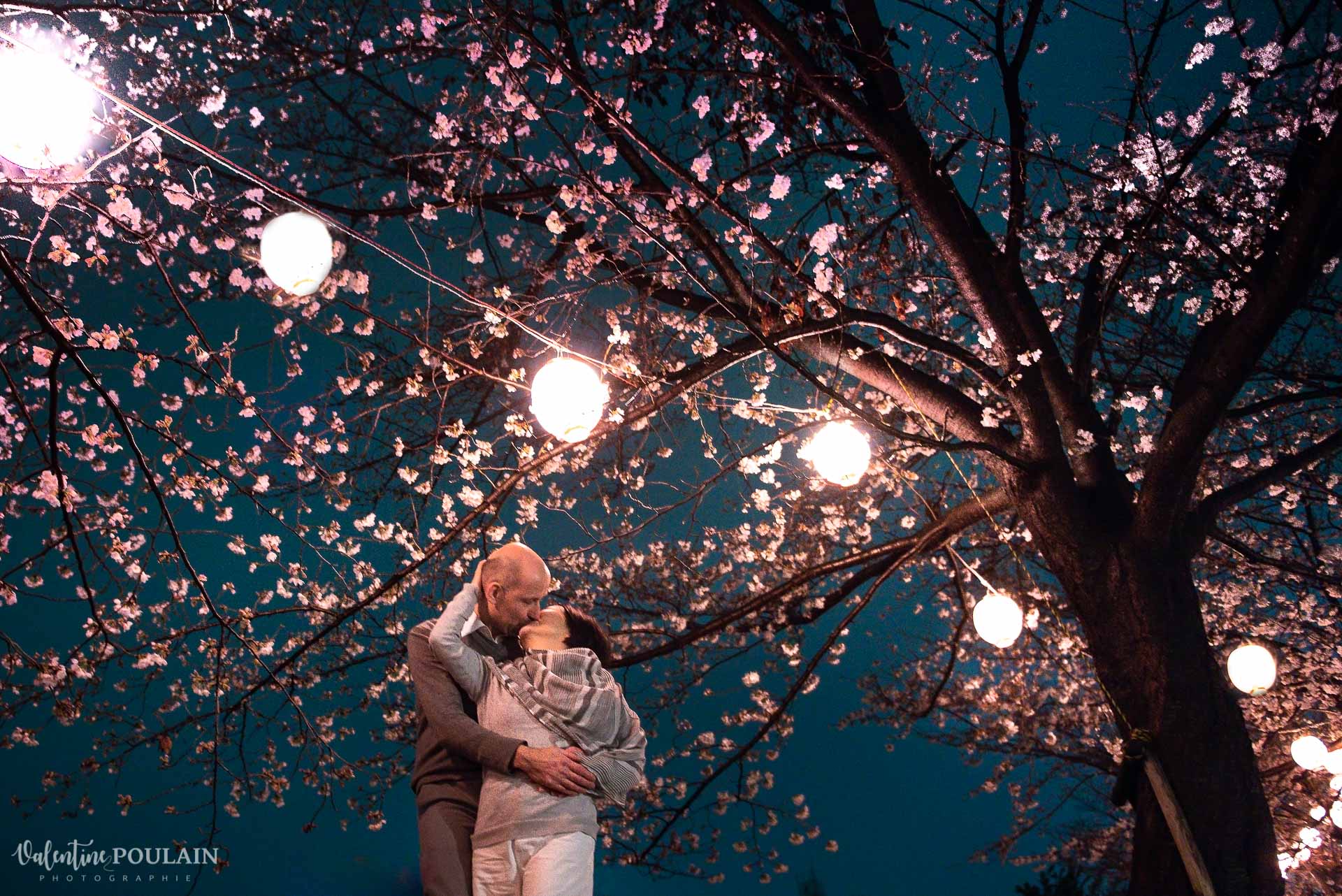 Couple cerisier Kyoto - Valentine Poulain