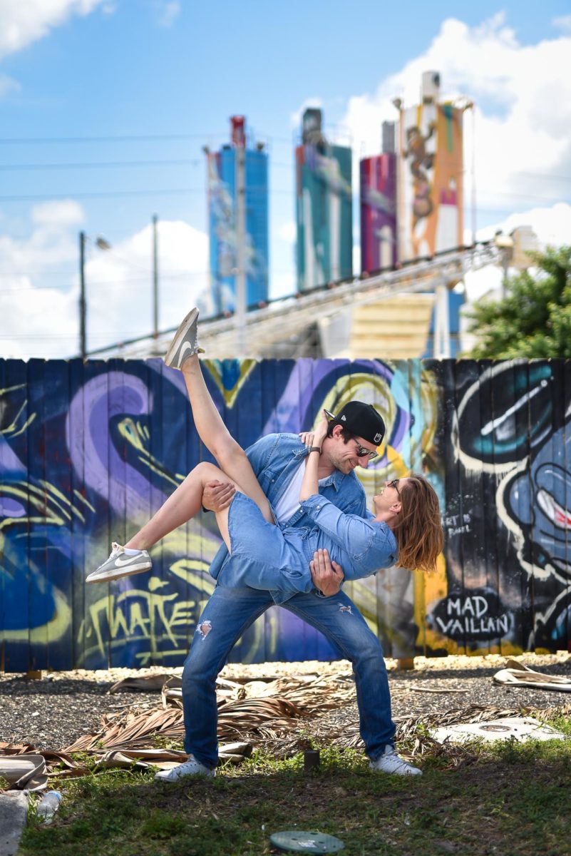 Shooting couple urbain Miami