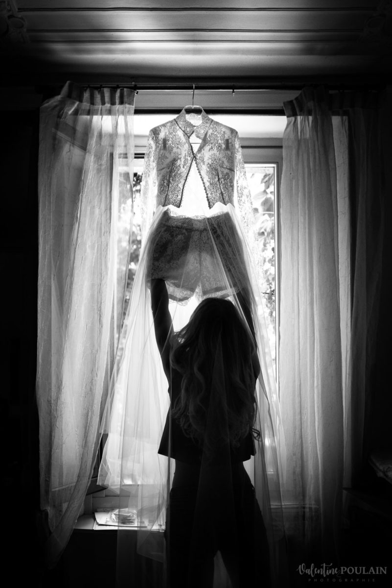 Preparatifs mariee combinaison short - Valentine Poulain
