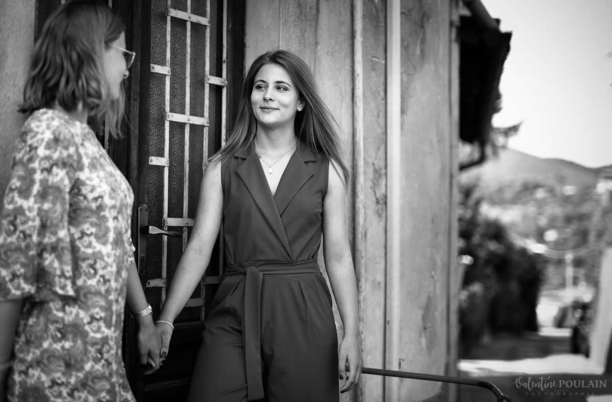 Shooting soeurs Italie - Valentine Poulain complice