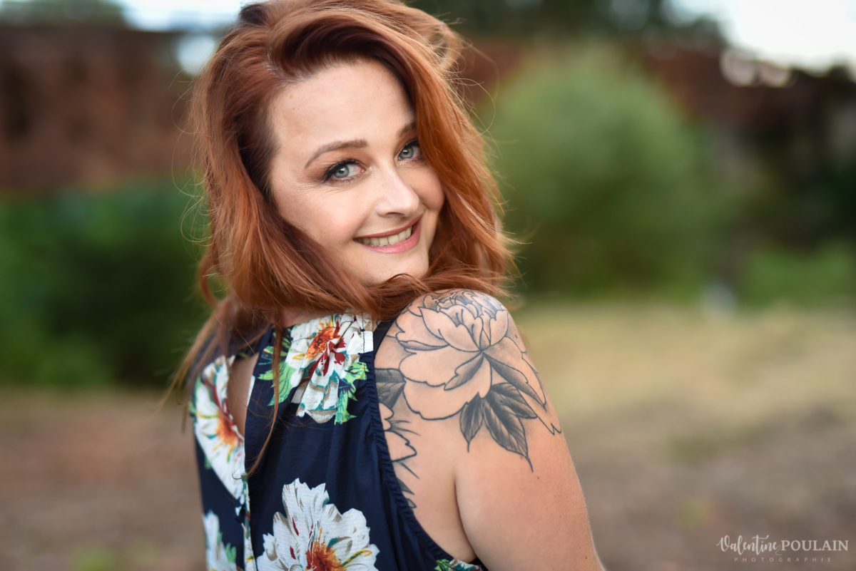 Shooting Portrait femme Michaelle - Valentine Poulain dos