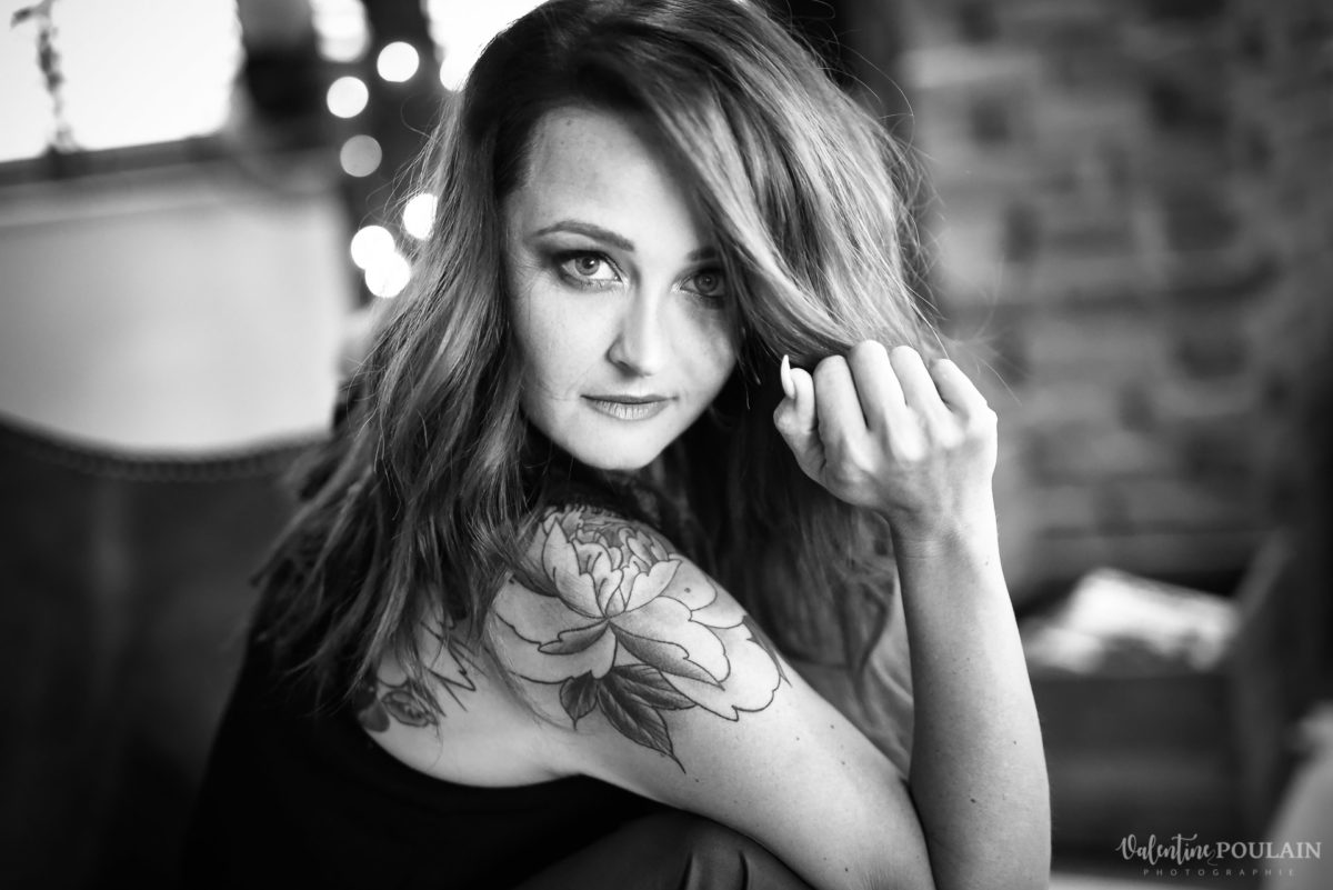 Shooting Portrait femme Michaelle - Valentine Poulain fatale