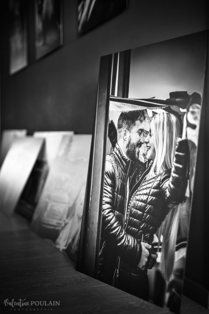 tirages metal noir et blanc - valentine poulain