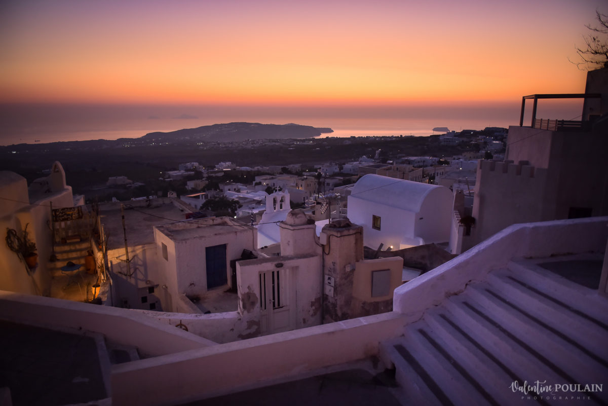 Shooting photo day after Santorin - Valentine Poulain sunset