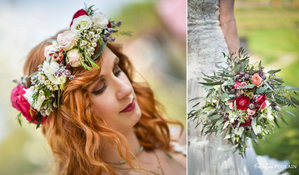 couronne bouquet - Valentine Poulain
