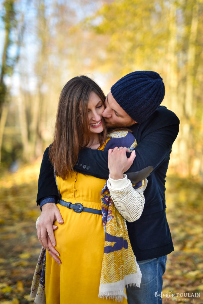 grossesse automne jaune - Valentine Poulain