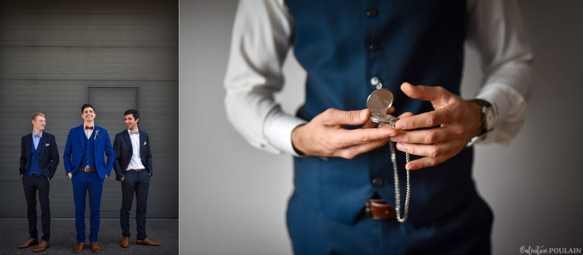 tenue bleue inspirations mariage - Valentine Poulain