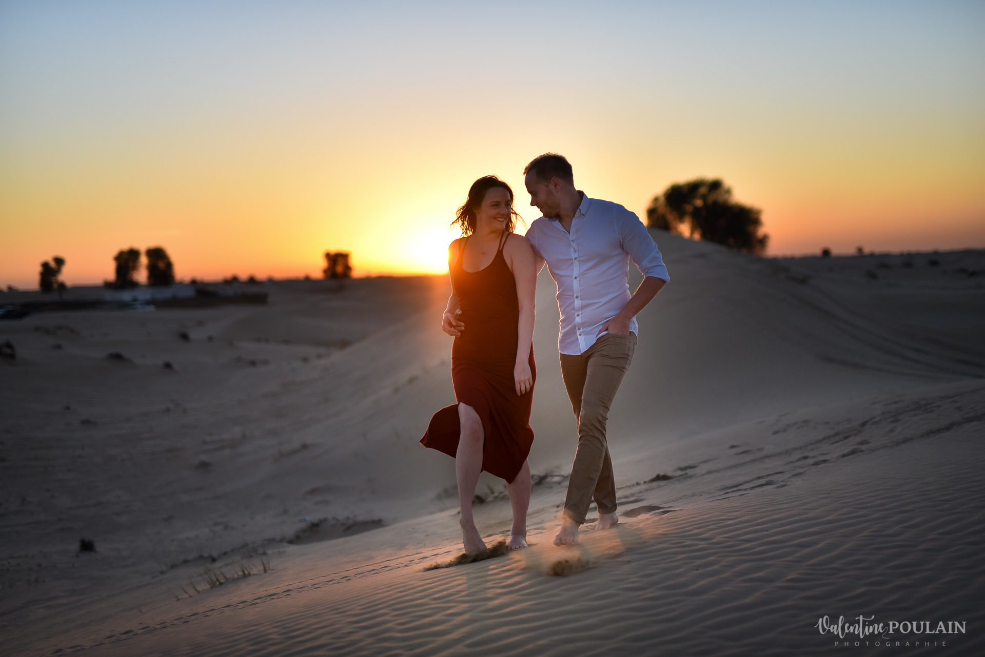 Demande en mariage Désert Dubaï - Valentine Poulain 