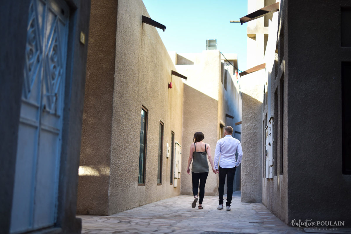 Demande en mariage Désert Dubaï - Valentine Poulain rues