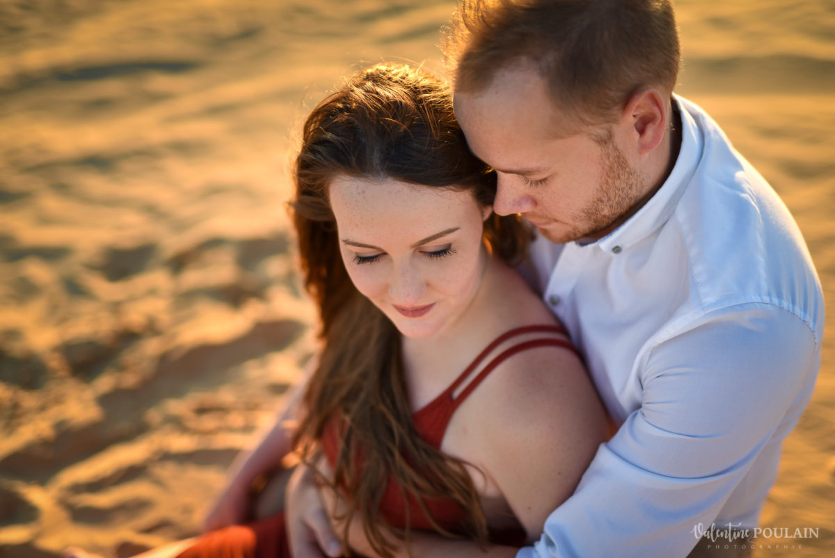 Demande en mariage Désert Dubaï - Valentine Poulain amoureux
