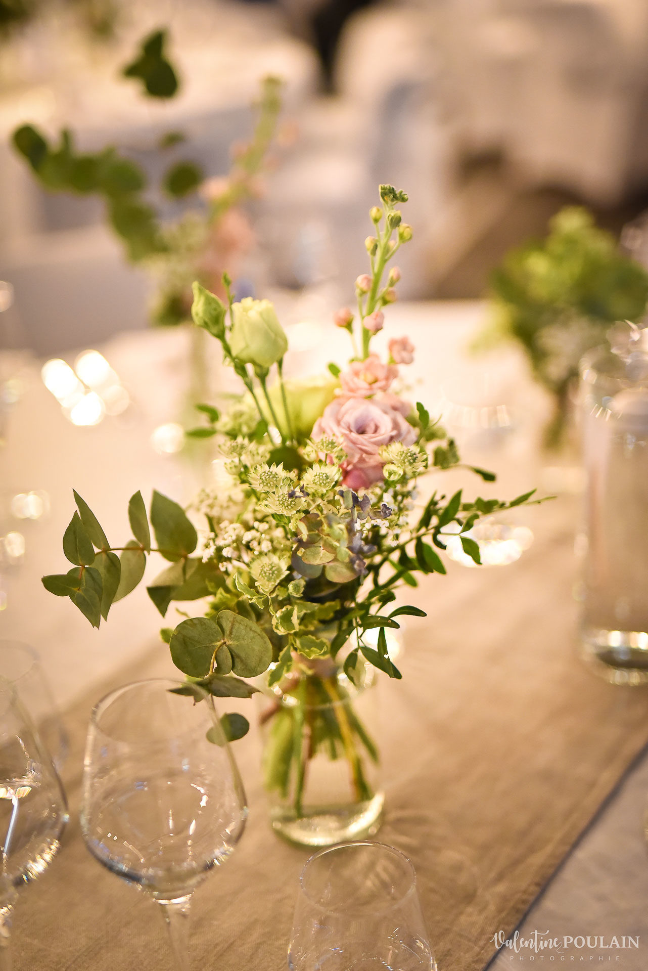Mariage cité du train fleur table - Valentine Poulain