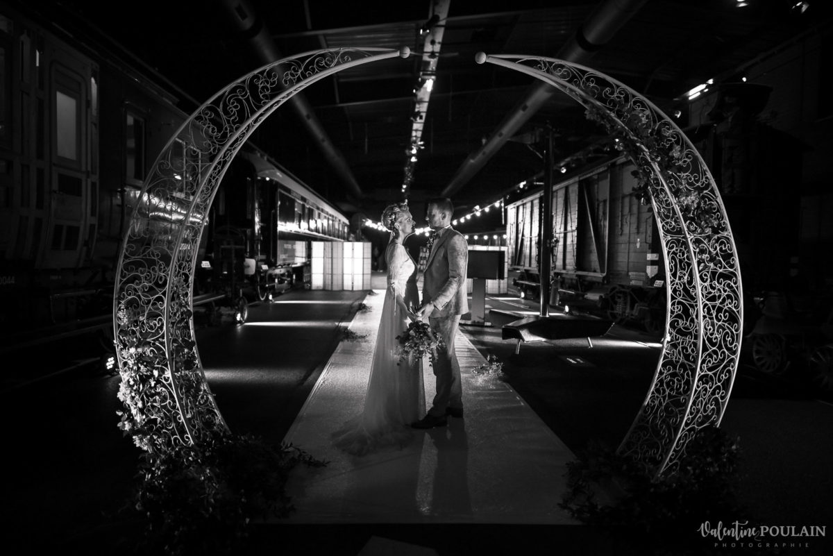 Mariage cité du train locomotives - Valentine Poulain