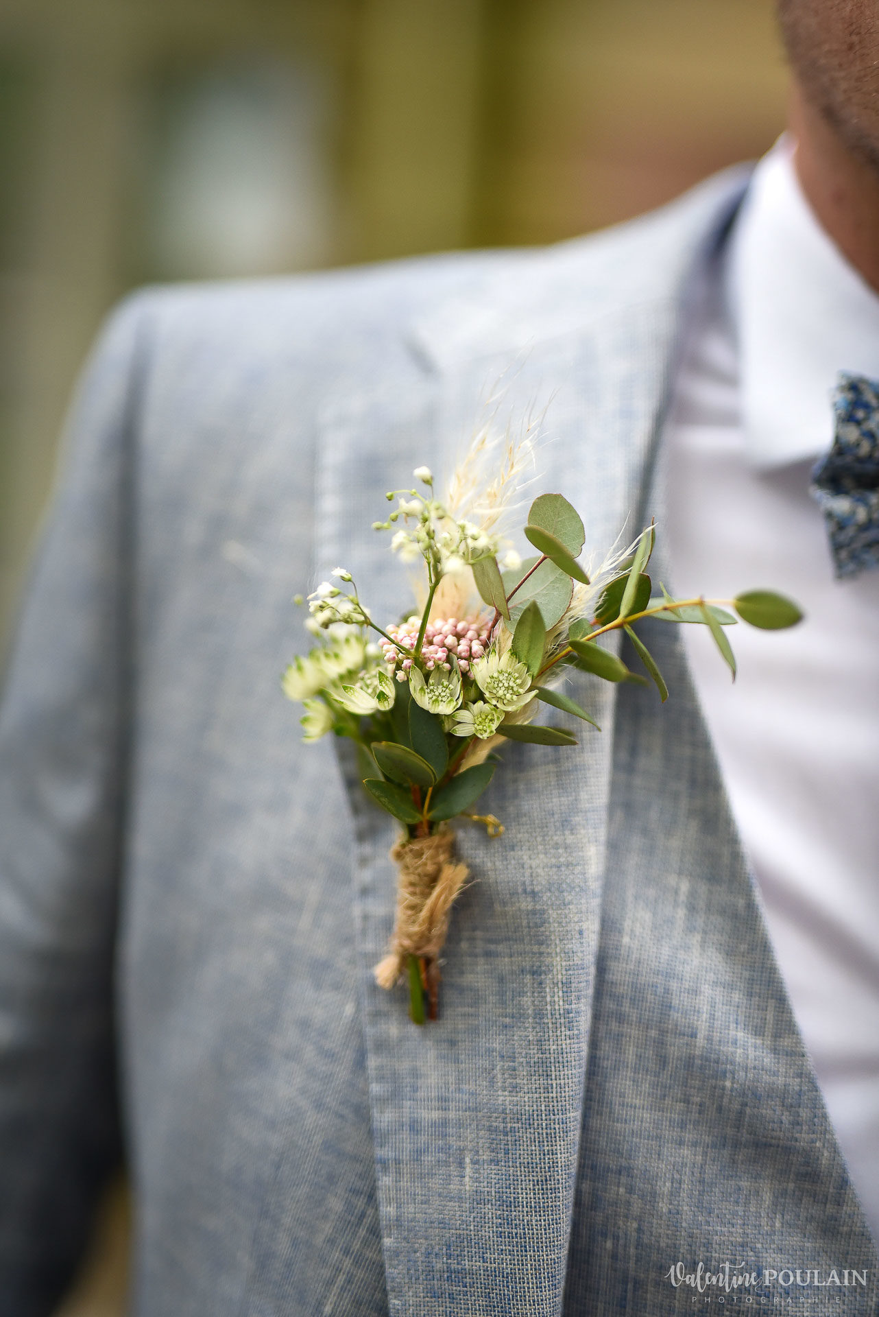 Mariage cité du train boutonnière- Valentine Poulain