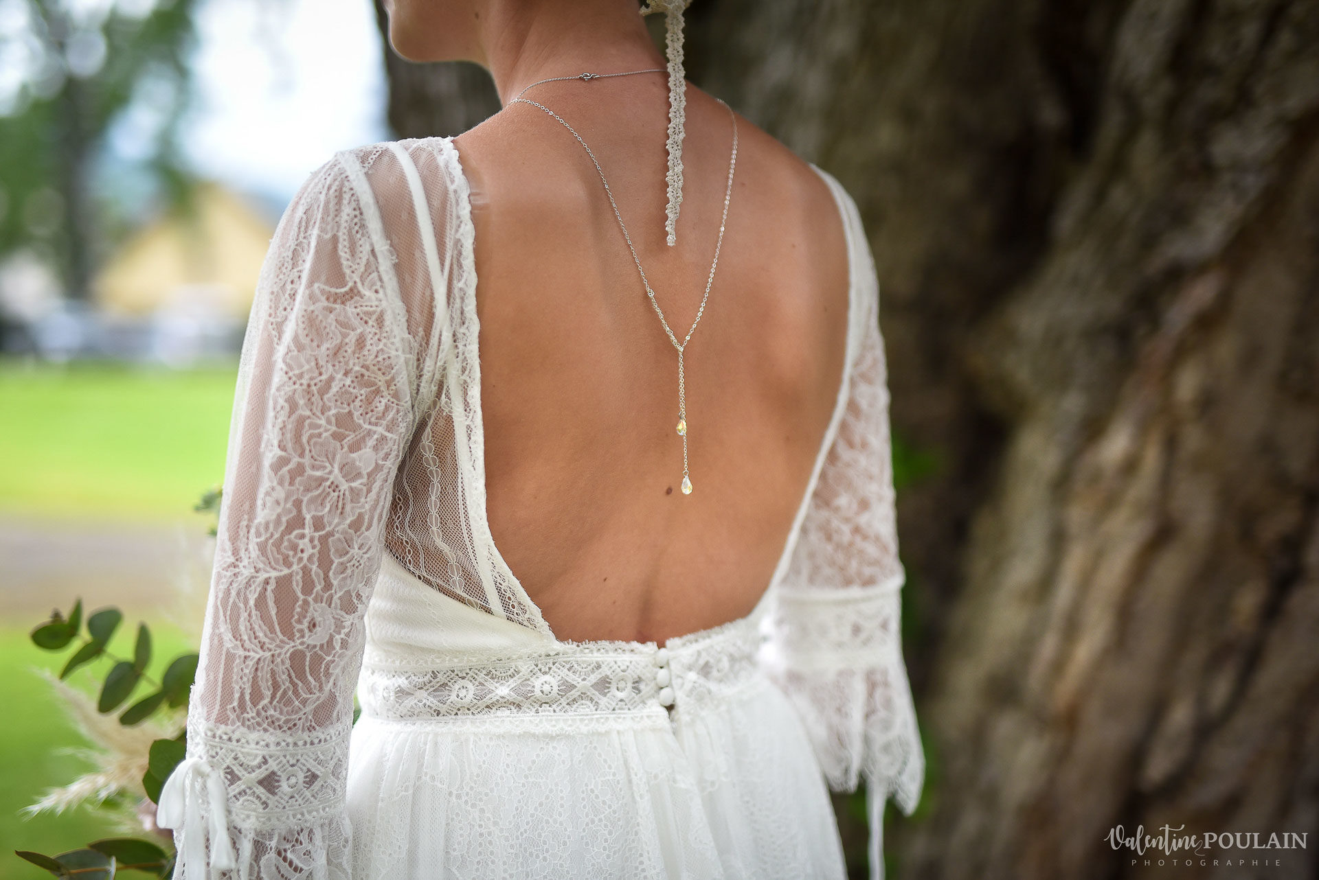 Mariage cité du train collier dos- Valentine Poulain