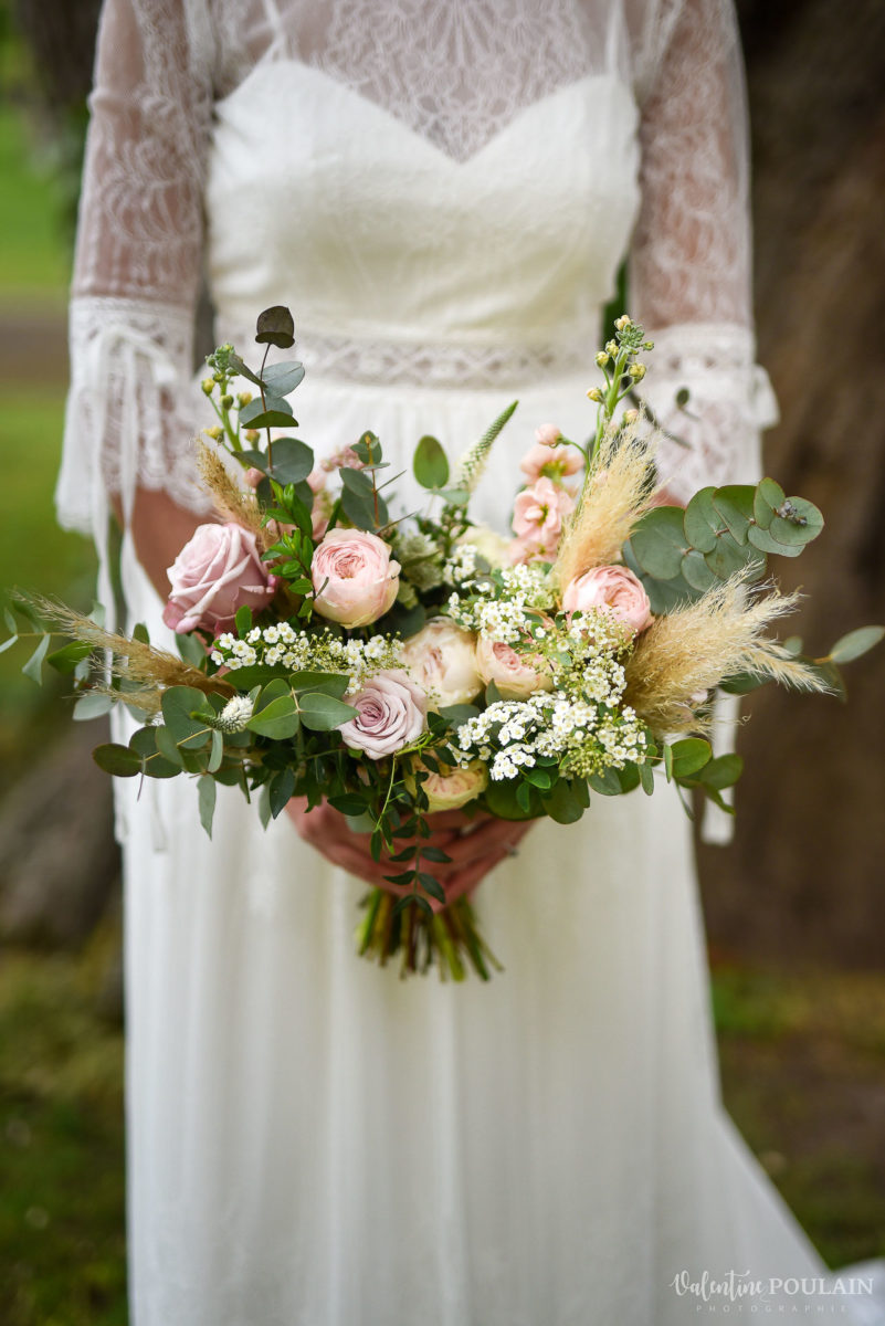 Mariage cité du train bouquet sauvage - Valentine Poulain