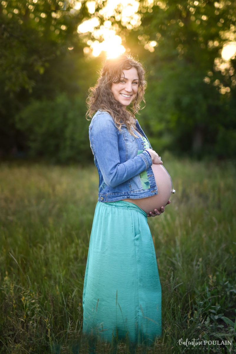 femme enceinte jupe - Valentine Poulain