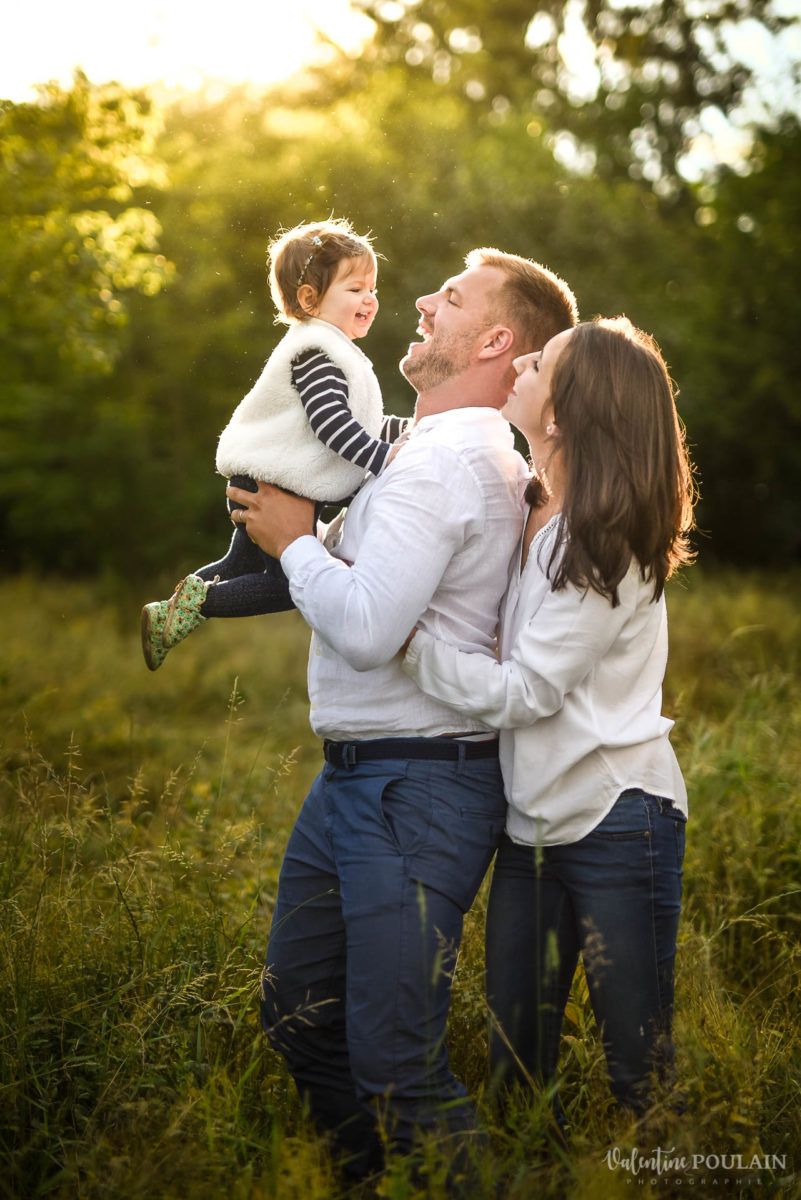 famille sunset Nature - Valentine Poulain