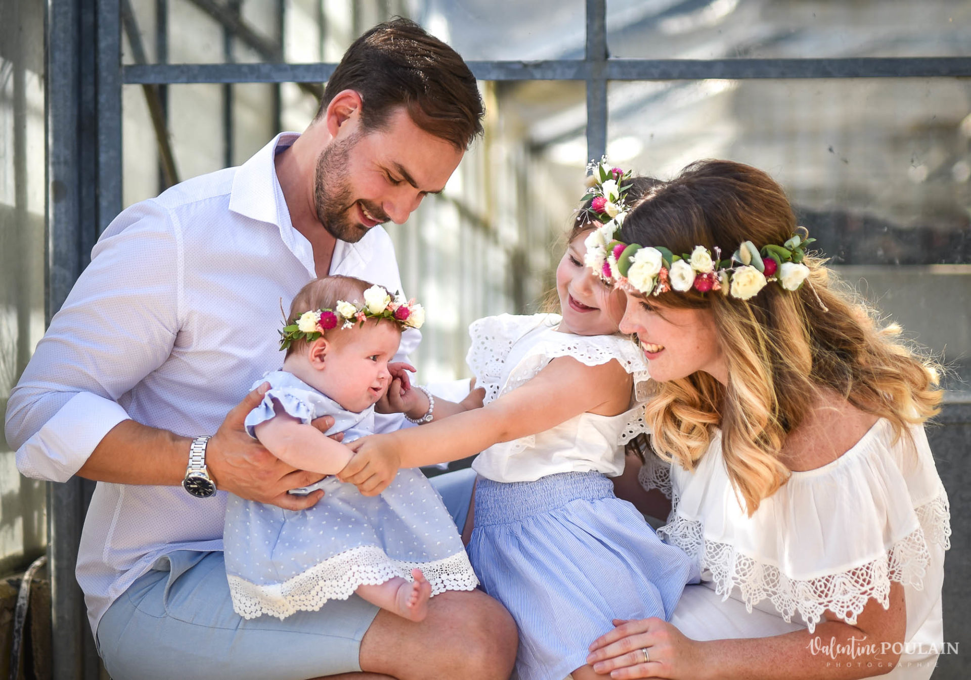 Shooting famille soeurs serre - Valentine Poulain complices