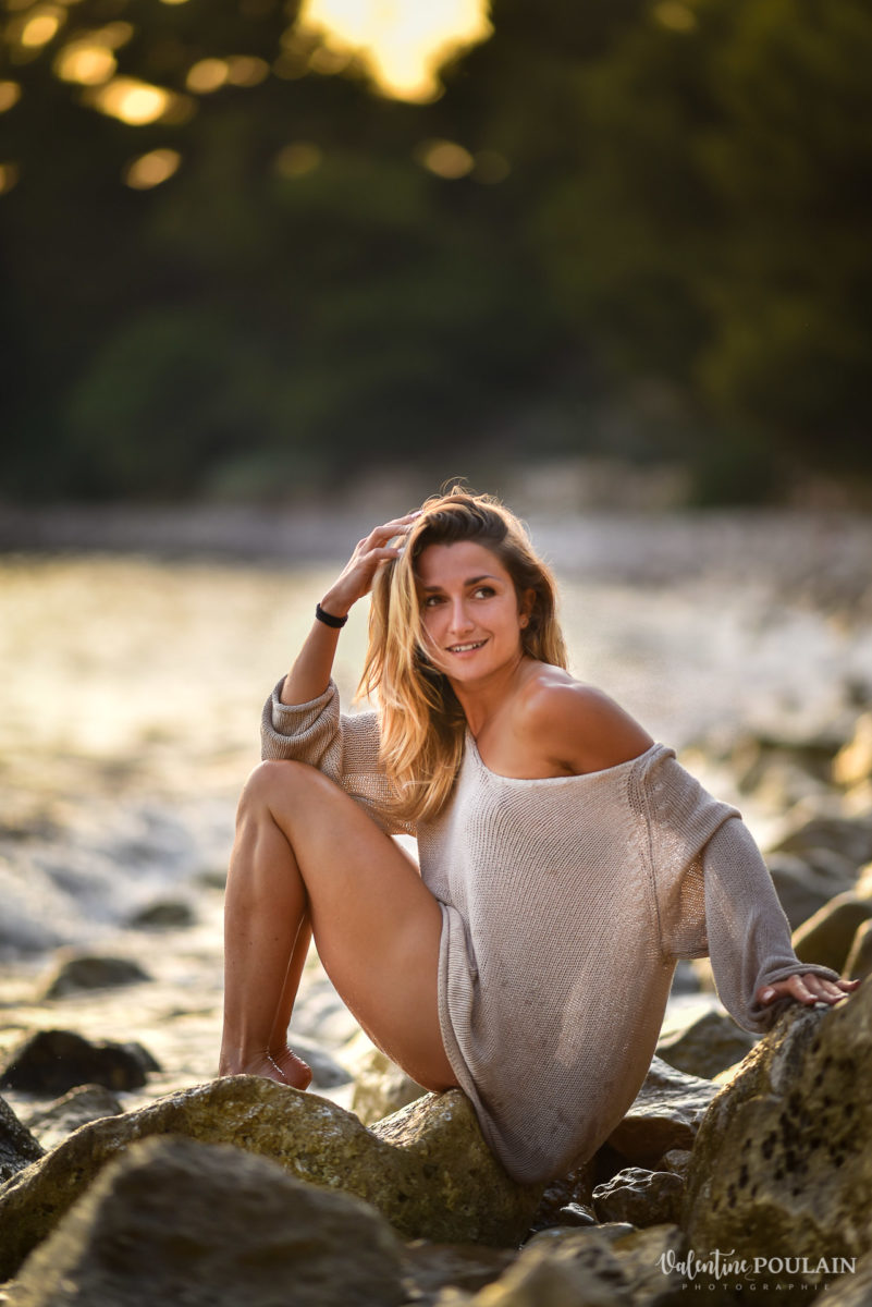 Plage Shooting Portrait Calanques Sud - Valentine Poulain