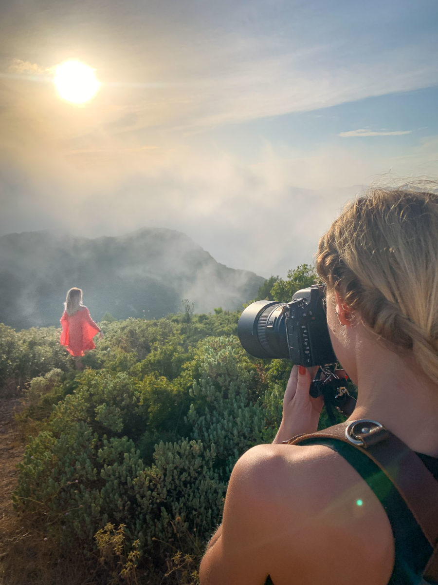 making-of shooting sud calanques - Valentine Poulain voile