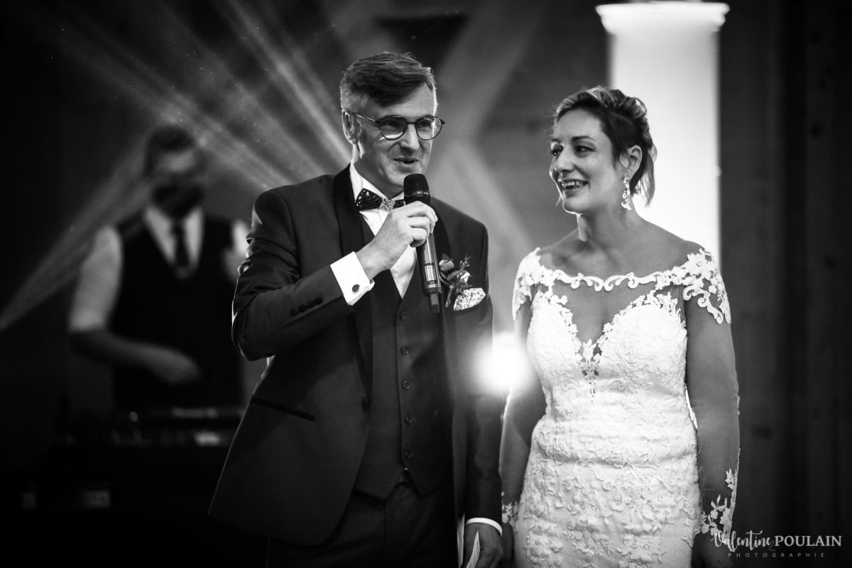 Mariage rock automne Domaine du Hirtz - Valentine Poulain soirée discours