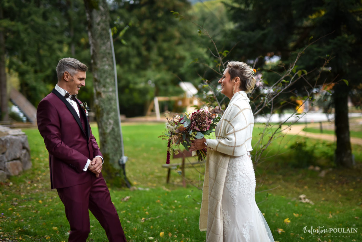 Mariage rock automne Domaine du Hirtz - Valentine Poulain first look découverte