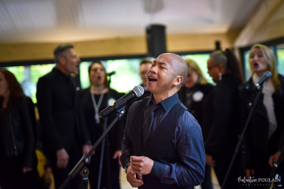 Mariage rock automne Domaine du Hirtz - Valentine Poulain Gospel
