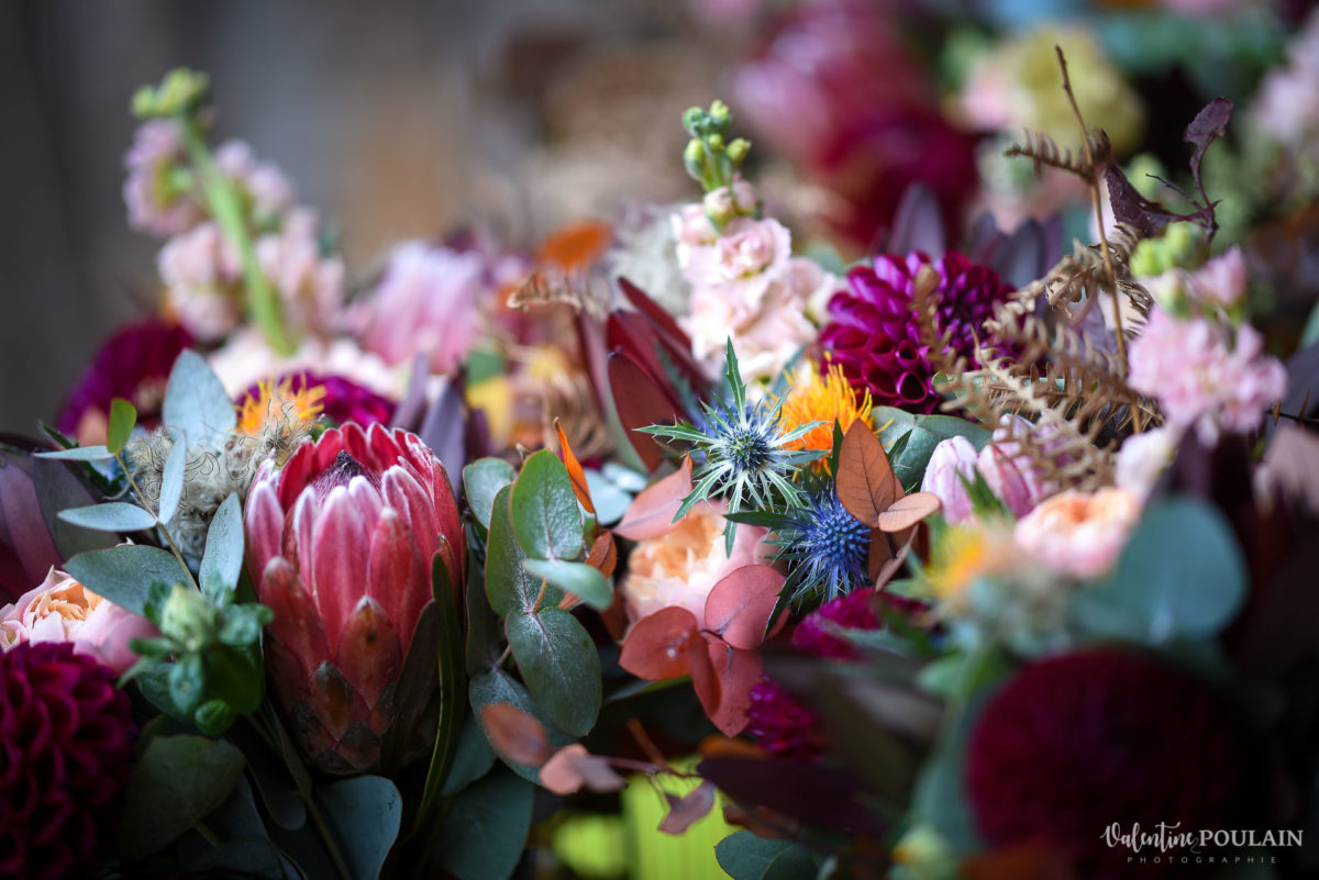 Mariage rock automne Domaine du Hirtz - Valentine Poulain fleurs