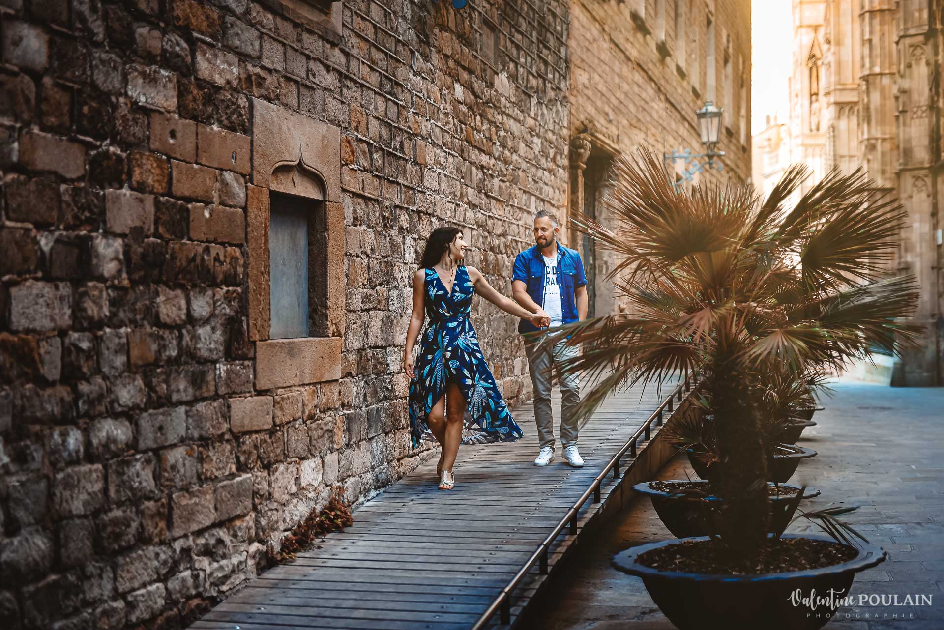 Seance photo couple Barcelone - Valentine Poulain balade