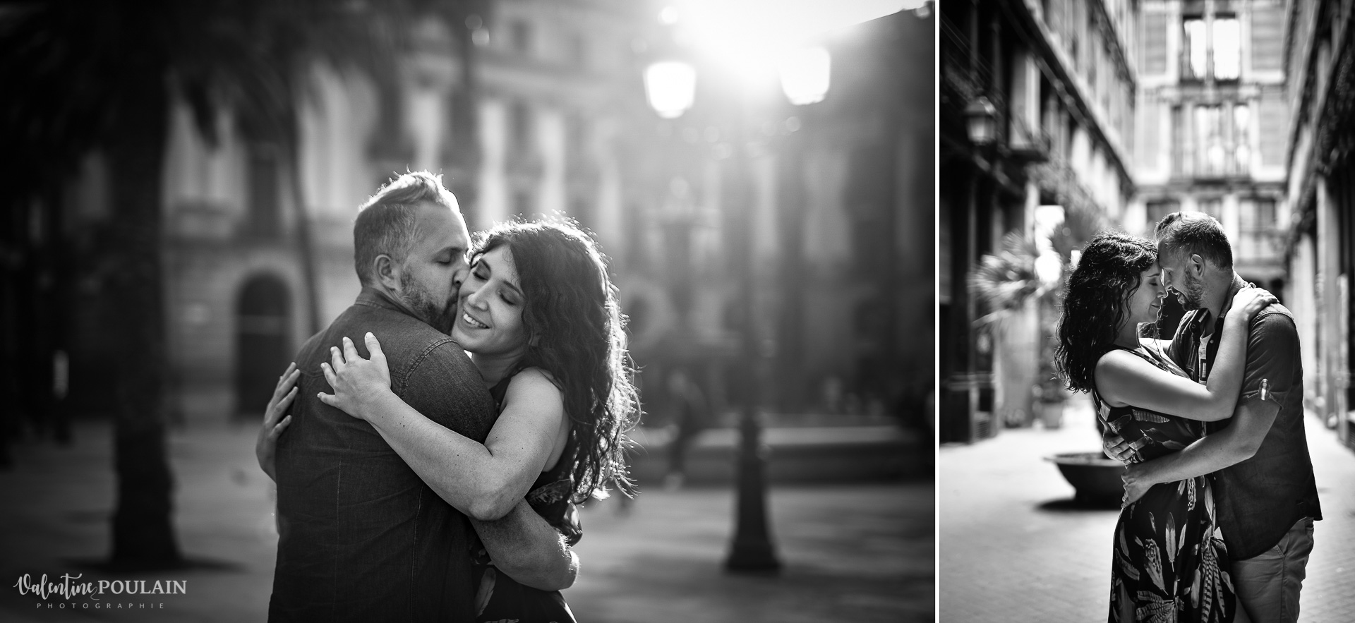 Seance photo couple Barcelone - Valentine Poulain love BNW