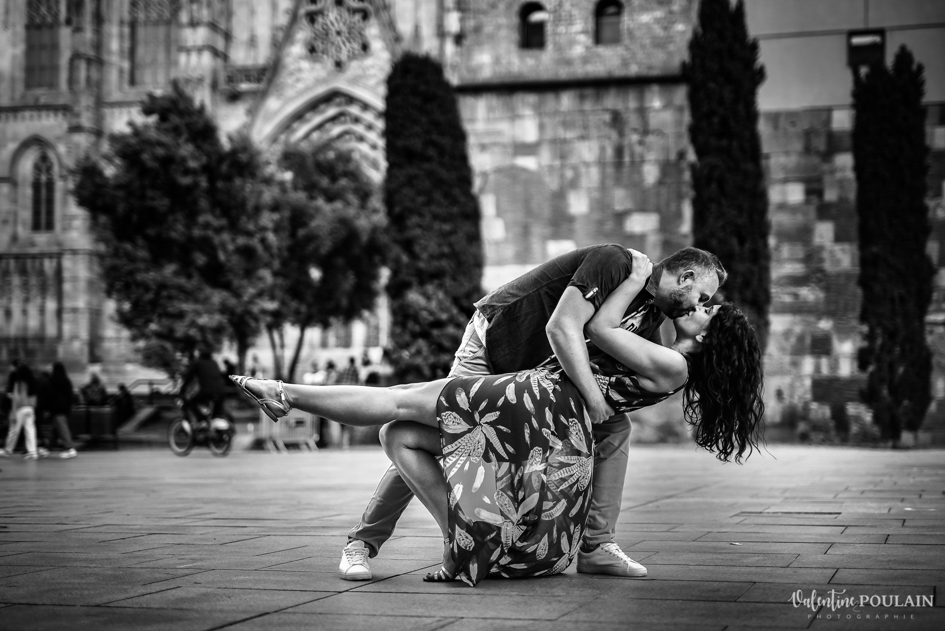 Séance photo couple Barcelone - Valentine Poulain rock n roll