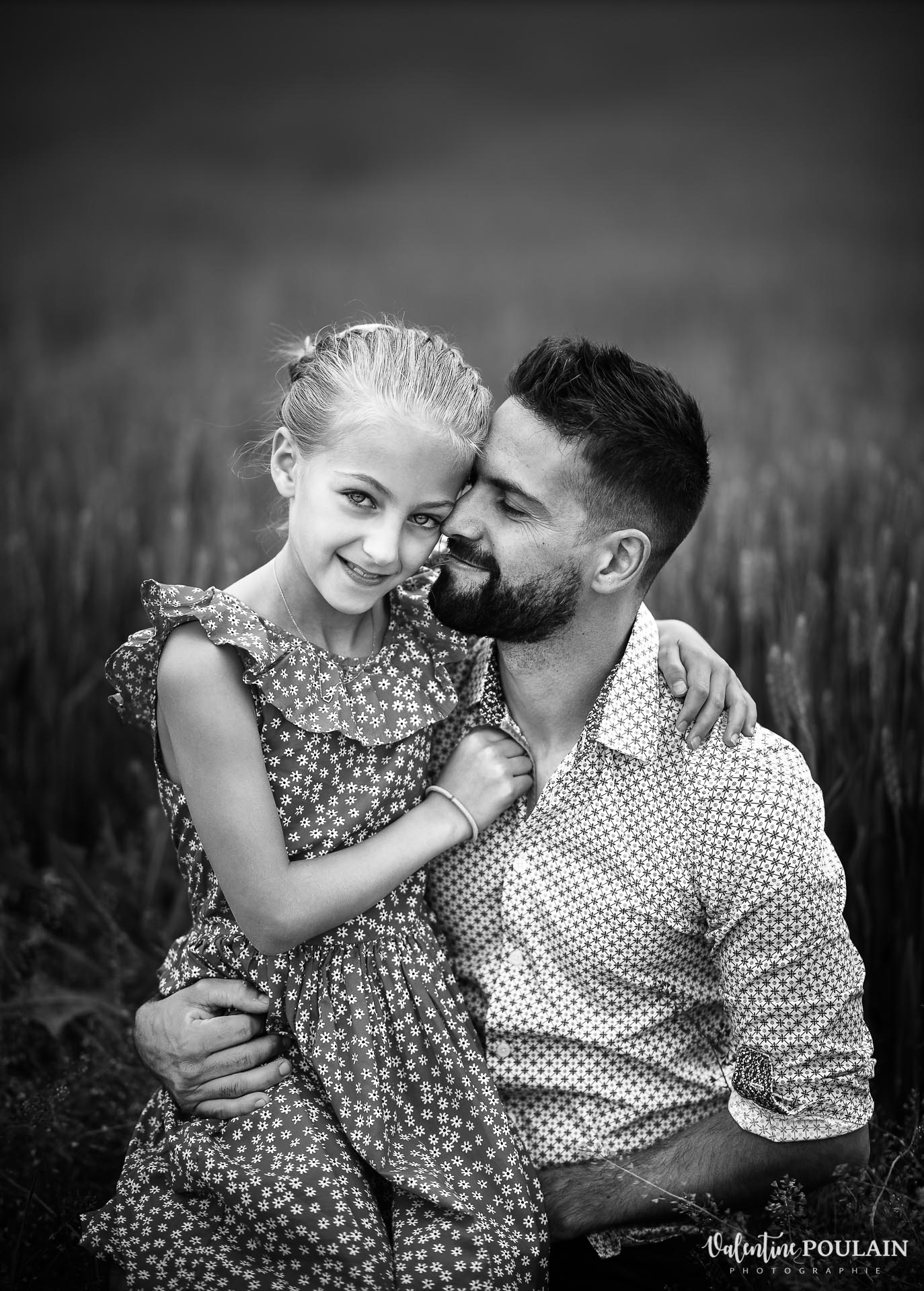 famille père fille - Valentine Poulain