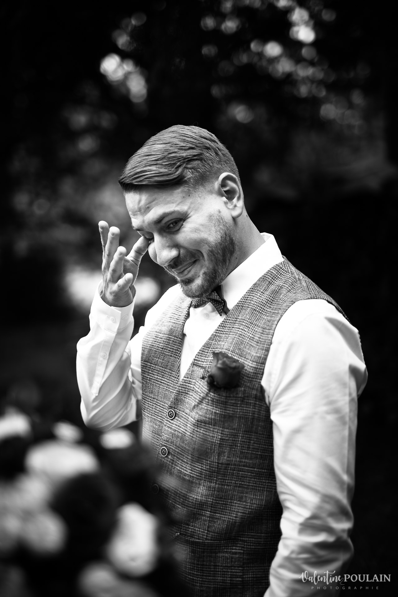 Mariage vintage rockabilly - Valentine Poulain - noir et blanc homme