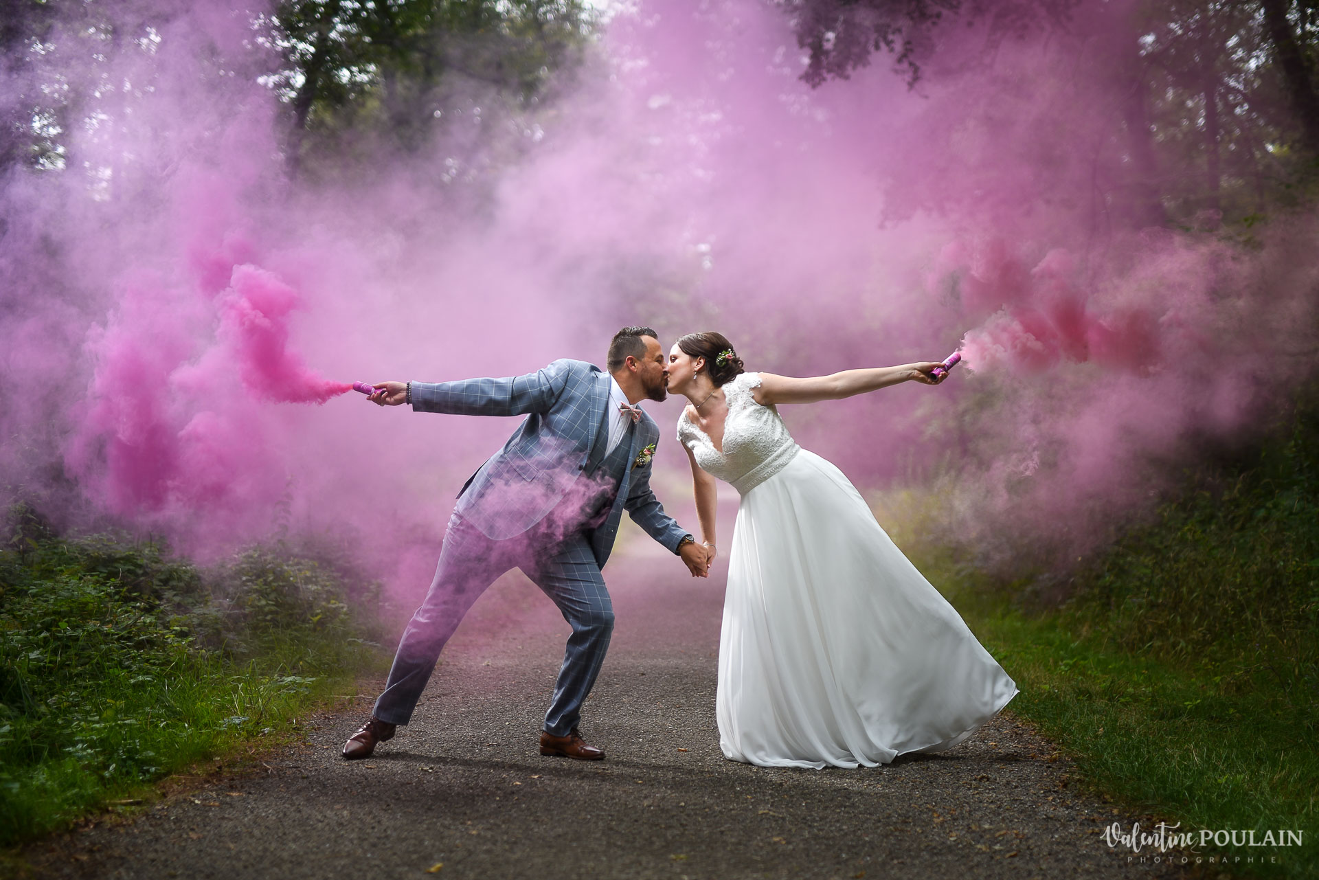 pink wedding - Valentine Poulain