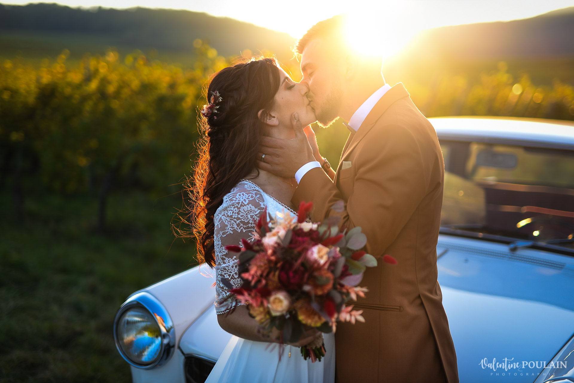 Se marier en automne - Valentine Poulain sunset