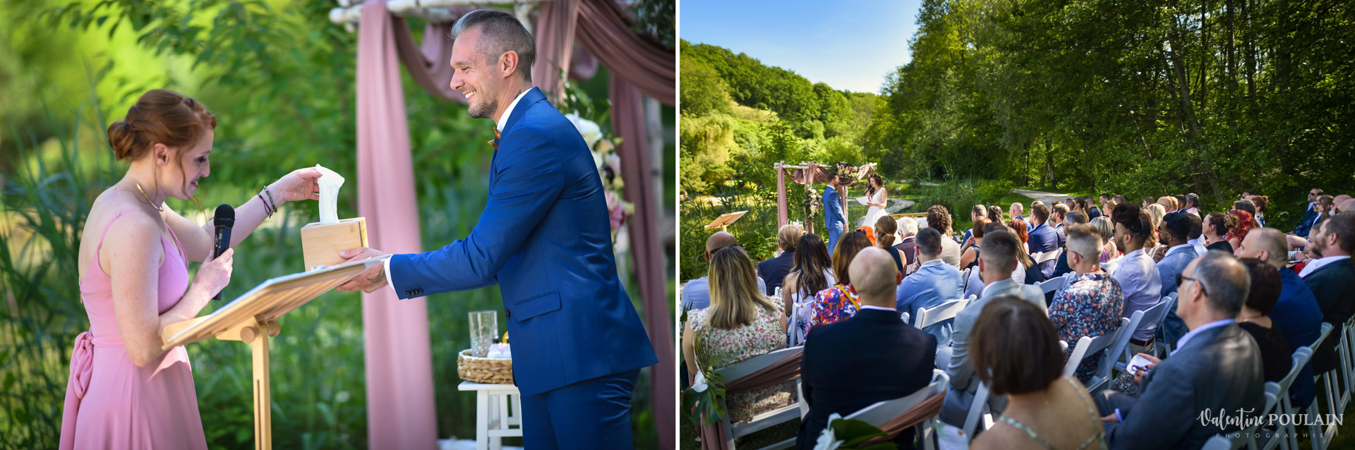 Mariage cérémonie laïque Moulin-de la Mangue - Valentine Poulain discours