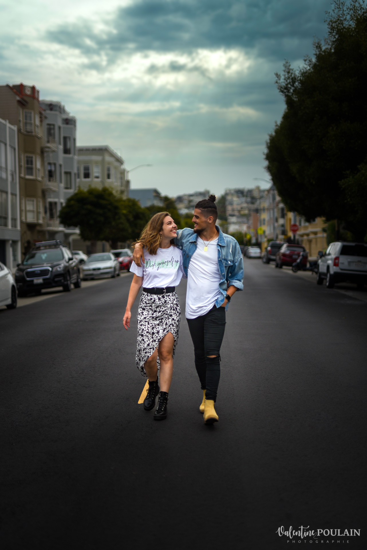 Shooting couple San Fransisco - Valentine Poulain marcher