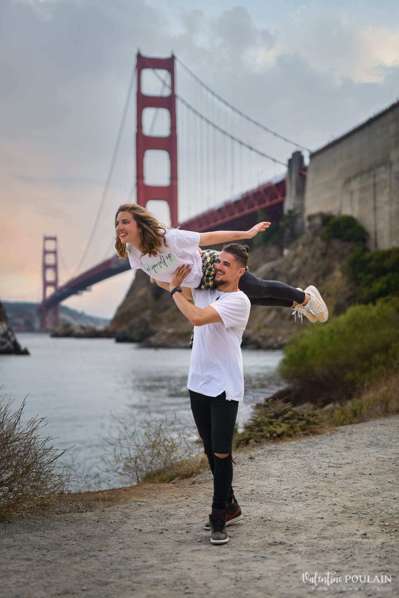 Shooting couple San Fransisco - Valentine Poulain avion