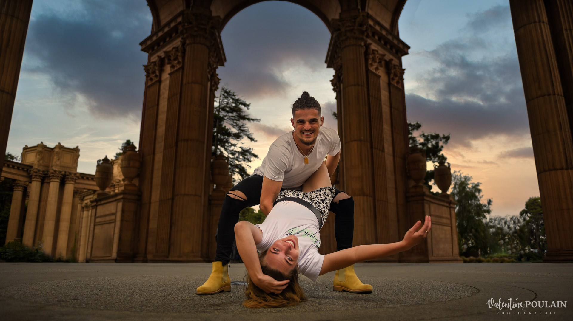 Shooting couple San Fransisco - Valentine Poulain danse