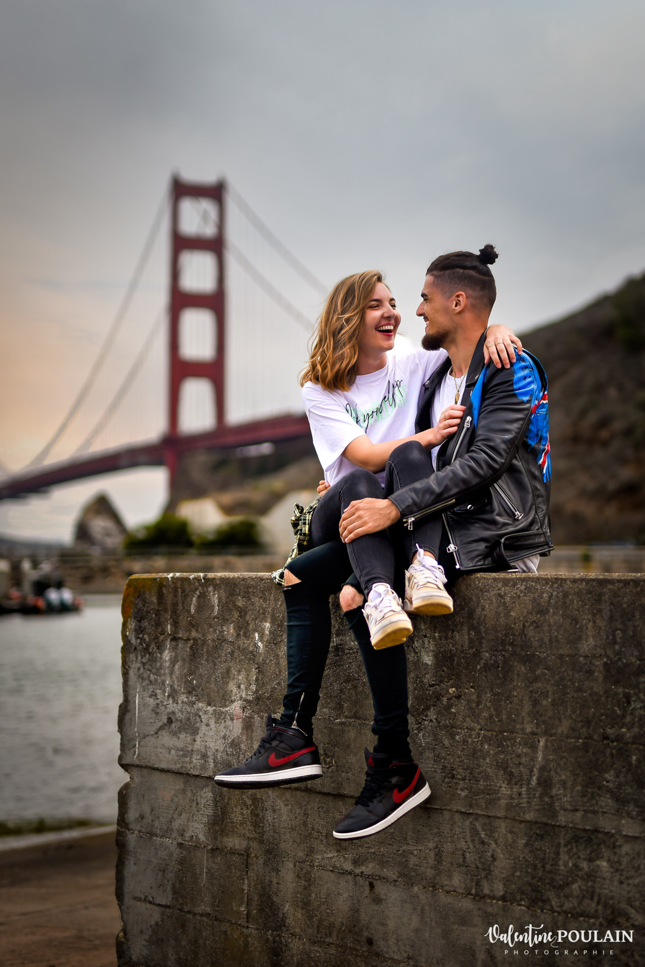 Shooting couple San Fransisco - Valentine Poulain Golden Gate