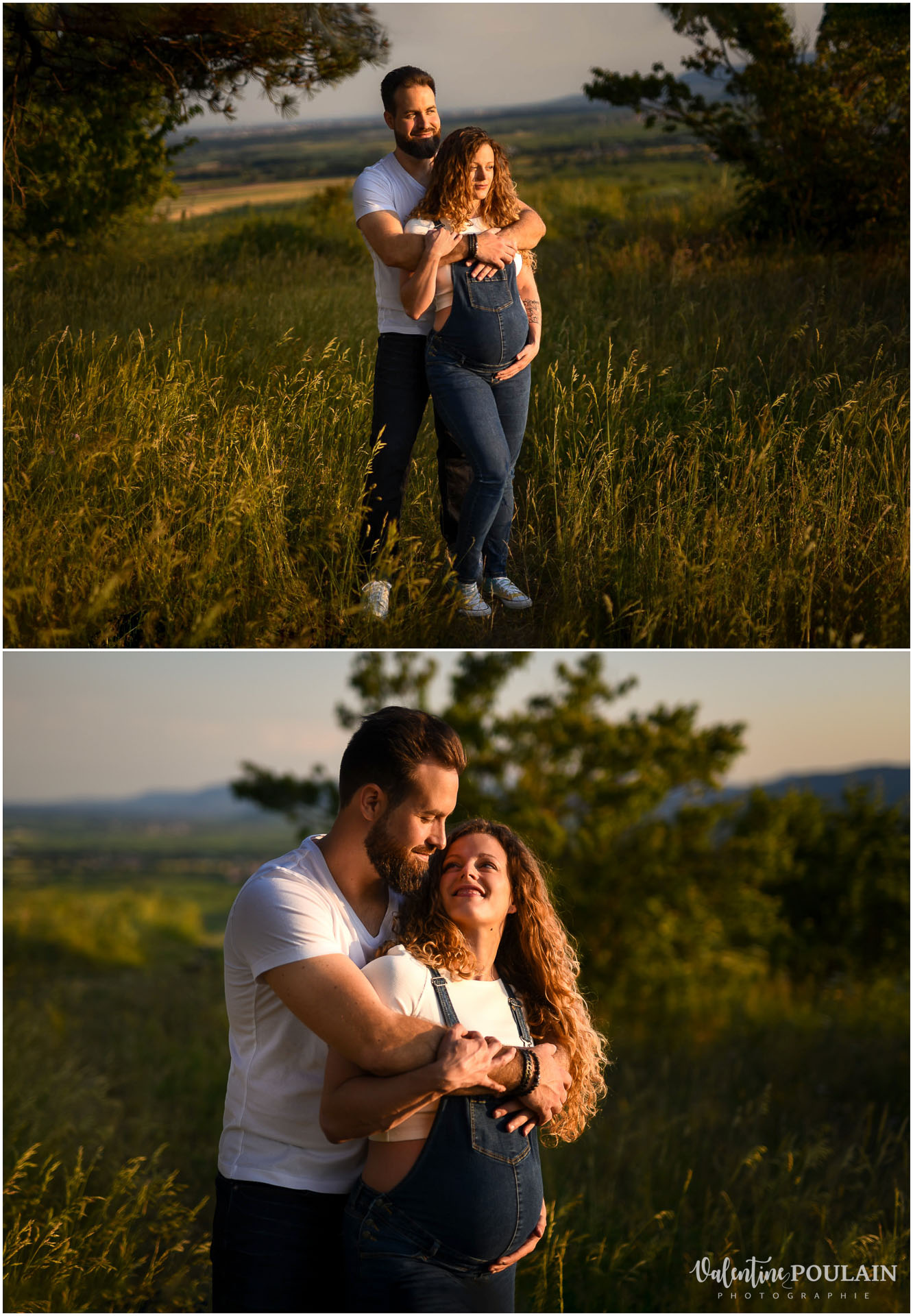 lumiere soir grossesse complicité - Valentine Poulain